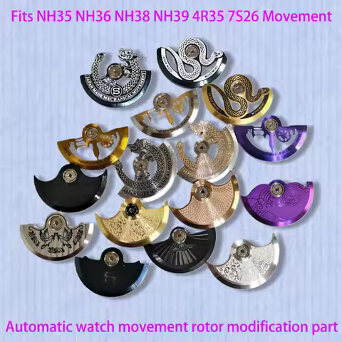 NH35 Movement Automatic Movement Rotor Fit NH34 NH35 NH36 NH38 NH39 NH70 4R 7S 6R Movement Men Watch
