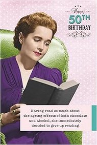 50th birthday card for her, funny 50th birthday card for women, happy 50th birthday card her, 50th b