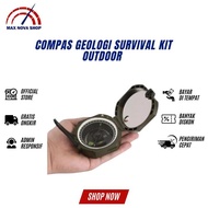 Kompas Geologi / Compas Geologi Survival Kit Outdoor Sport Gunung 4.7 / Kompas Geologi Tentara