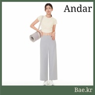 [ANDAR] Airywin Straight Pants | Slacks-Mood Leggings | Tactel® + LYCRA® | Cooling Test Completed
