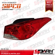 Tail Lamp Tail Light Hyundai Elantra 2011 - 2013 Sedan