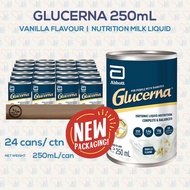 [Carton of 24] Abbott Glucerna Liquid Milk 250m - Daily Can Liquid Nutrition Tin Supplement Meal Rep