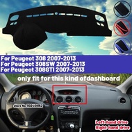 High Quality For Peugeot 308 308SW 308GTI T7 2007 2008 2009 2010 2011 2012 2013 Car Dashboard Cover 