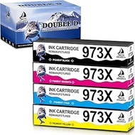 DOUBLE D 973X for HP 973X Cartridges Compatible with HP PageWide Pro 477dw 477dwt 477dn 452dw 452dwt