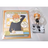 Official Haikyuu  2PCS Hinata Shoyo SET - Shikishi Gashapon Kocchimuite Mini Figure Capsule Toy HQ A