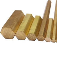 ทองเหลืองหกเหลี่ยมบาร์ Hexaginal Rod 3mm 5mm 6mm 7mm 8mm 10mm 12mm 13mm 14mm 15mm 16mm 17mm 18mm 19m