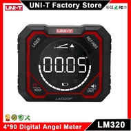 UNI-T LM320 Inclinometer Digital Angel Meter 4*90° with Relative Absolute Angle Measurement % MM/M I