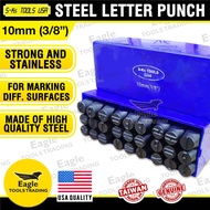 S-Ks Tools USA Steel Letter Punch 10mm (3/8") Marking Surface Tool A to Z Letter tool