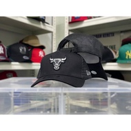 [DISCOUNT] Topi Unisex Hat CHICAGO BULLS NBA TRUCKER CAP (Black)