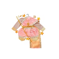 Thai Dress For Girls Aviation Silk Blouse Set (Excluding Accessories)