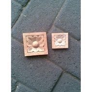 FLOWER BOX CARVING 5x5cm, 6x6cm, 7x7cm HOME DECORATION/S TABLE CHAIRS