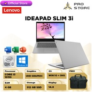laptop lenovo ideapad slim 3i 14 i3 10110 4gb 512ssd w10+ohs 14.0 - sleeve 15