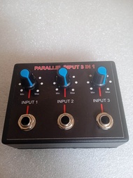 Paralel input mic 3 in 1 Jack akai 6.5mm