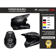 CUTING STIKER HELM CROSS BELL FASTHOUSE 1 SET HELM SIMPSON HELM BELL KIRI KANAN