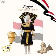 Egypt Traditional Costume for Boys [Black Version] | Egyptian National Uniform | African Continent C
