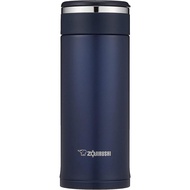 Zojirushi SM-JF36-AD Water Bottle, Stainless Steel, Mug, Direct Drinking, Lightweight, Cold and Heat Retention, 360 ml, Navy