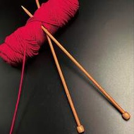 2pcs/Set Carbonized Single-Pointed Bamboo Knitting Needles, Sizes 2.0mm To 10.0mm, Suitable For Begi