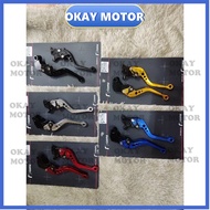 CLUTCH LEVER ADJUSTABLE alloy BRAKE lever/ LEVER SET (R15/FZ150/FZ150i/Fz150 New) (L&R) CNC