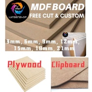 Plywood  MDF board / 3mm 6mm 9mm 12mm 15mm 21mm  medium density fiberboard papan Design cut, free cut CAR