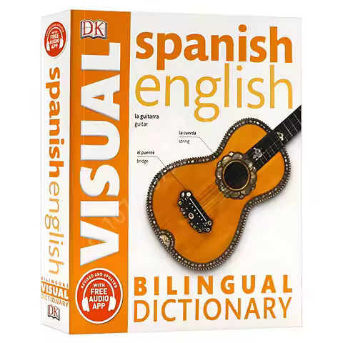 DK Spanish English Bilingual Visual Dictionary Bilingual Comparative Illustrated Dictionary Book Eng