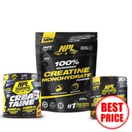 Halal Fitness Gym Supplement: NPL 100% Creatine Monohydrate Micronized 150g/500g & Crea-B-Taine Anab