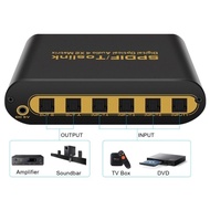 ตัวรับส่งสัญญาณเสียงระบบออปติคอลช่วงยาว4อินพุต2เอาต์พุตรองรับ LPCM2.0 DSD3 Dtshd/truehd/ LPCM2.0