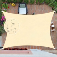 420D 2mx6m Waterproof Rectangular Shade Sail Outdoor Oxford Fabric Waterproof Shade Sail UV Protecti