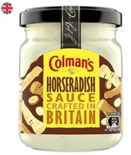 Colmans Horseradish Sauce 136g - โคลเเมนส์ ฮอรส์เรดิชซอส จากประเทศอังกฤษ 136g