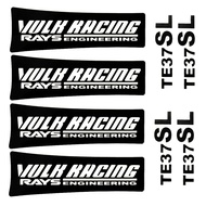 สติกเกอร์ติดก้านแม็ก RAYS Racing VOLK TE37 1 ชุด ติดได้ 4 ล้อ สติกเกอร์ โลโก้