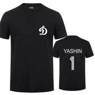 แฟชั่นใหม่ Lev Yashin เสื้อ T ท็อปส์ผู้ชายแขนสั้นผ้าฝ้ายผู้ชายไดนาโมมอสโกเสื้อยืดเสื้อยืด Tee DS-011