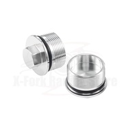 Preload Fork Caps Bolts Cover For Honda CBR450SR  1989-1994  GB400 GB500  35mm fork tube suspension