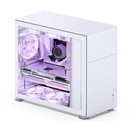 Jonsbo D41 STD White ATX M-ATX Computer Case – Supports 360mm Water Cooling, 400mm VGA