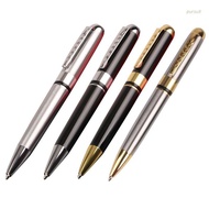Pulpen / Bolpoin Putar 1.0mm Bahan Metal Untuk Tanda Tangan /