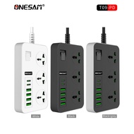 ONESAM OS-T09 PD 3.1A Auto-id Power Socket / PD + QC 3.0 Quick Charging/2 PD 4 USB Output 3 Socket