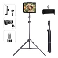 1.6m flatbed tripod, suitable for home fitness, online class learning, video conference, live stream
