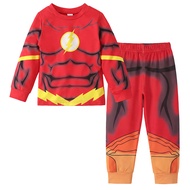 ชุดนอนเด็กผู้ชาย เสื้อแขนยาวธีมซูเปอร์ฮีโร่ Avengers Marvel เหมาะเป็นชุดนอน ชุดอยู่บ้าน ชุดงานวันเกิ