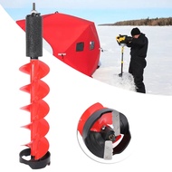 28in Ice Auger Kit Nylon Drill Steel Cutter 6in Cutting Diameter Ice Drill Auger with Positioner Ice