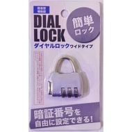 ECHO Dial Lock (Standard Type number lock, 3 Colors) - Japan Brand