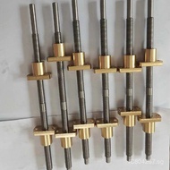 45Steel Brass Positive and Negative Thread Pitch Factory Screw Rod Small Processing Nut Trapezoidal 