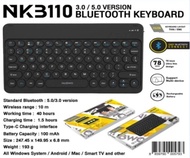 Nubwo คีย์บอร์ด NKB110 Keyboard เชื่อมต่อแบบ Bluetooth 78 Keys