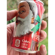 Coca Cola Coke USA Alanta GA Edition Share Coke Santa with Cocacola Christmas 222ml Can (opened)