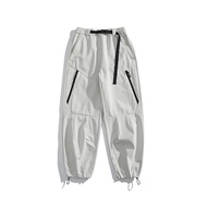 NASA WTAPS Mens Outdoor Cargo Pants Loose Straight Leg Waterproof American Style Workwear Trousers S