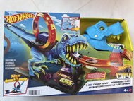 Hot Wheels T-Rex Chomp Down 玩具車軌道  生日禮物 sf到付