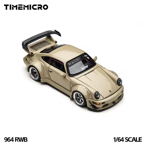 [PreSale] Time Micro 1:64 RWB 964 Creamy White Diecast Model Car