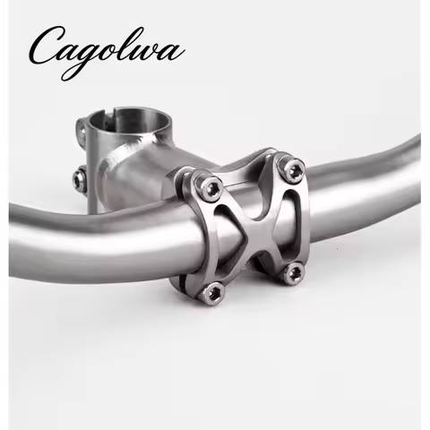 31.8mm Titanium Alloy Stem MTB Handlebar Stem Ultralight Durable 10°Lift One piece