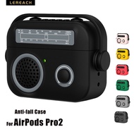 Ốp Tai nghe Lereach cho Apple Airpod Pro 2 Pro2 AirPods 1 2 3 Ốp bảo vệ tai nghe chống rơi