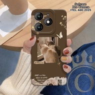 HP Latest ITEL A90 Softcase - ORORA - Casing ITEL A90 - Cats case Motif - ITEL - Softcase ITEL A90 C