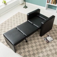 Space-Saving Foldable Sofa Bed Adjustable Backrest Folding Sofa Bed Easy Assembly Single Sleeper Arm