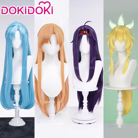 IN STOCK Asuna Konno Yuuki Kirigaya Suguha Wig Anime Sword Art Online Cosplay SAO DokiDoki 80cm Hair