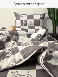 Bedcover 1 Set Lengkap Sarung Bantal Guling Selimut Bedcover Selimut Atau Bed Cover Double Single Uk